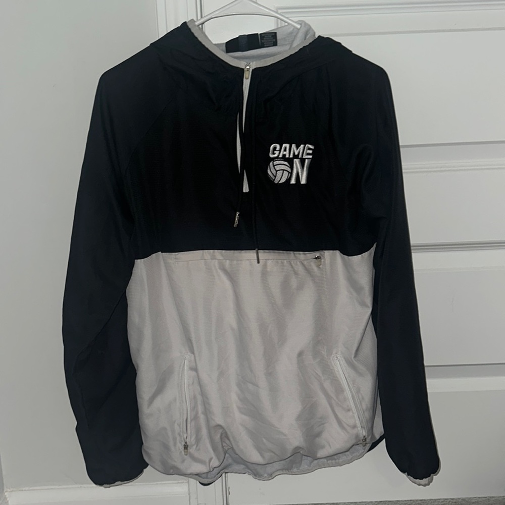 Game On Volleyball Quarter Zip Windbreaker